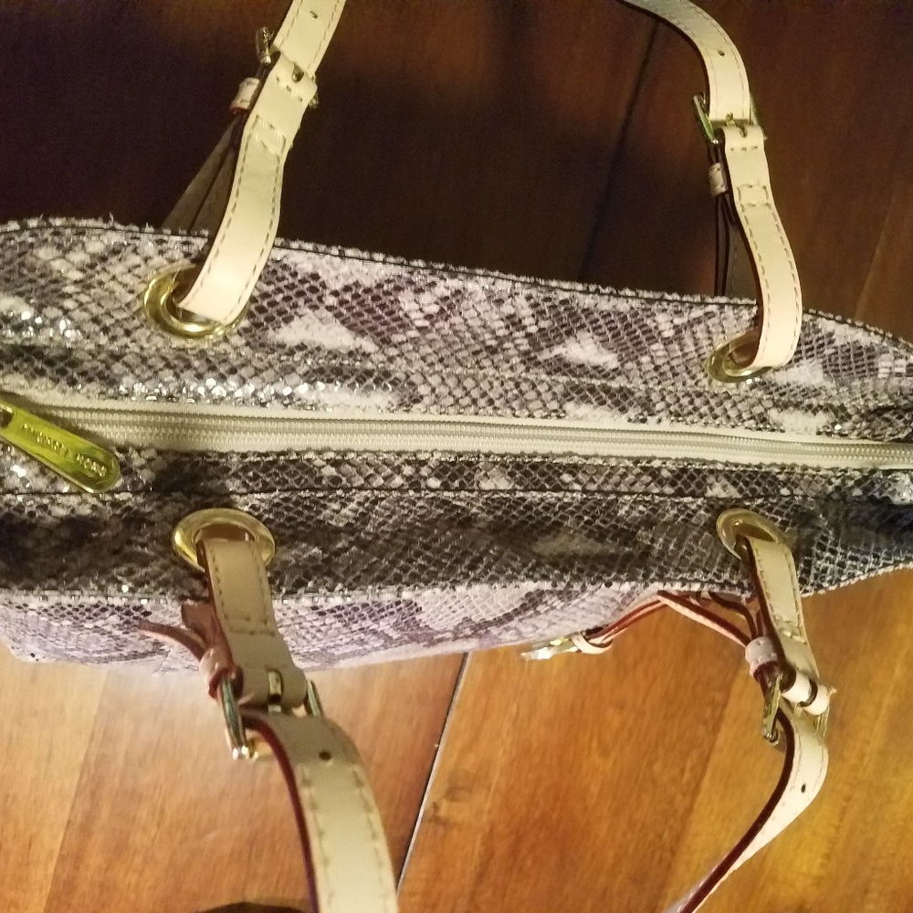 Michael Kors Jet Set Python Snake Leather Handbag - image 7